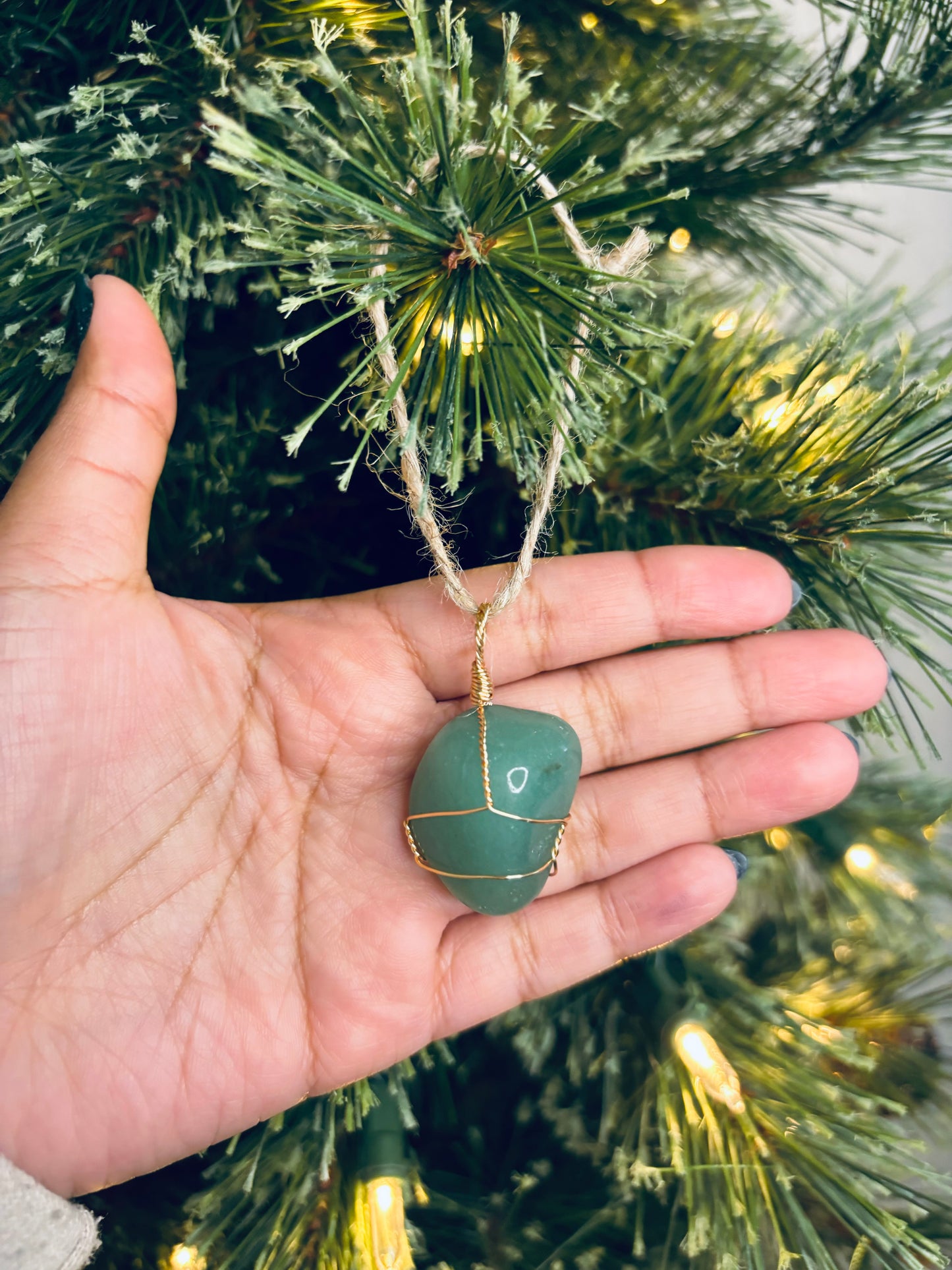 Green Aventurine Crystal Ornament