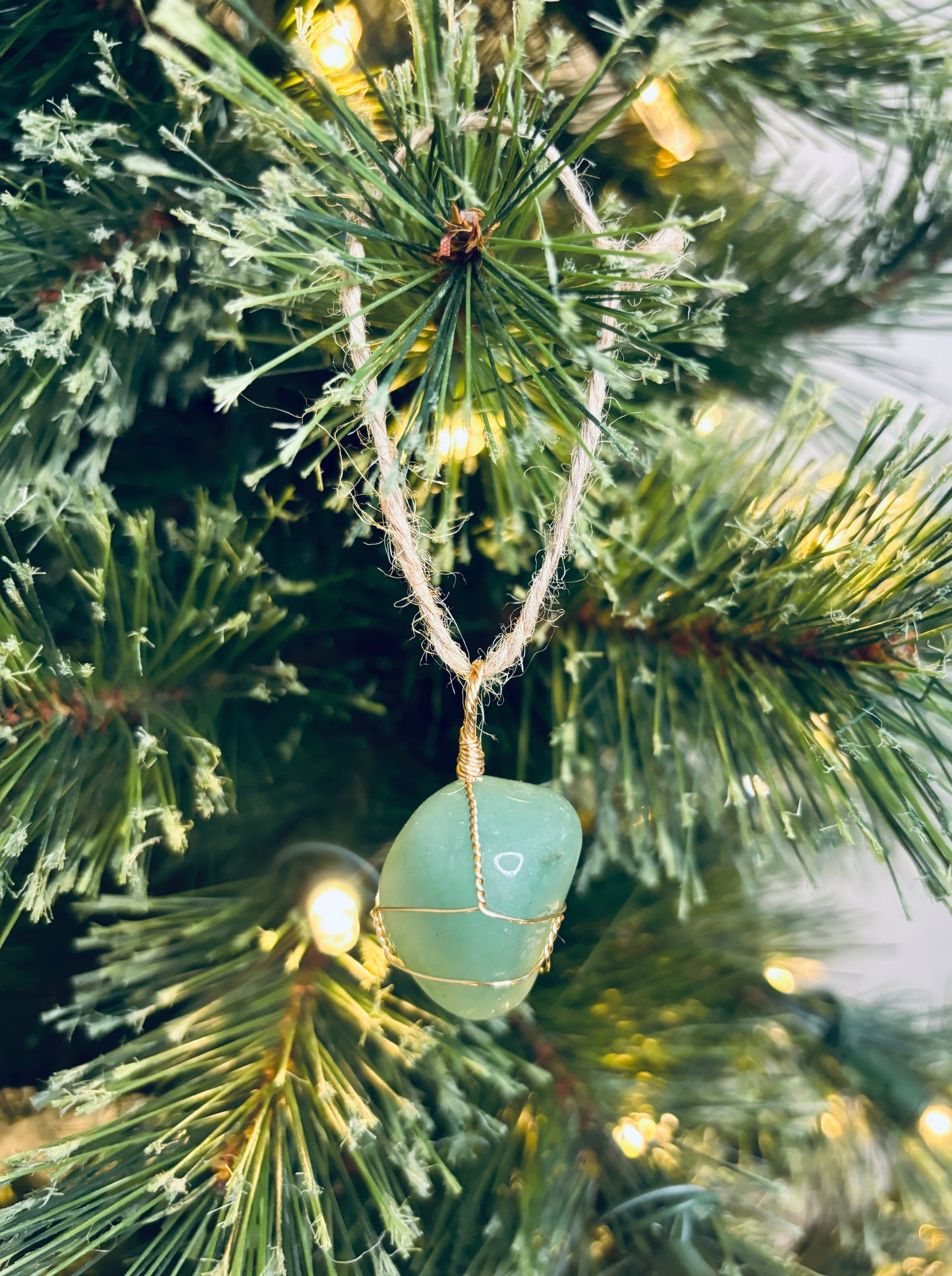 Green Aventurine Crystal Ornament