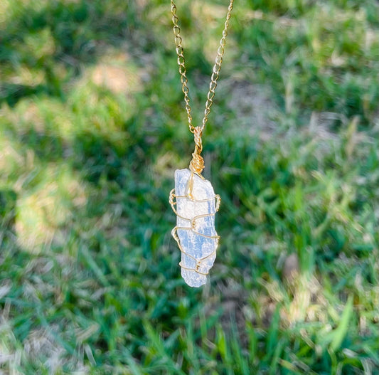 Raw Blue Kyanite Necklace - Custom