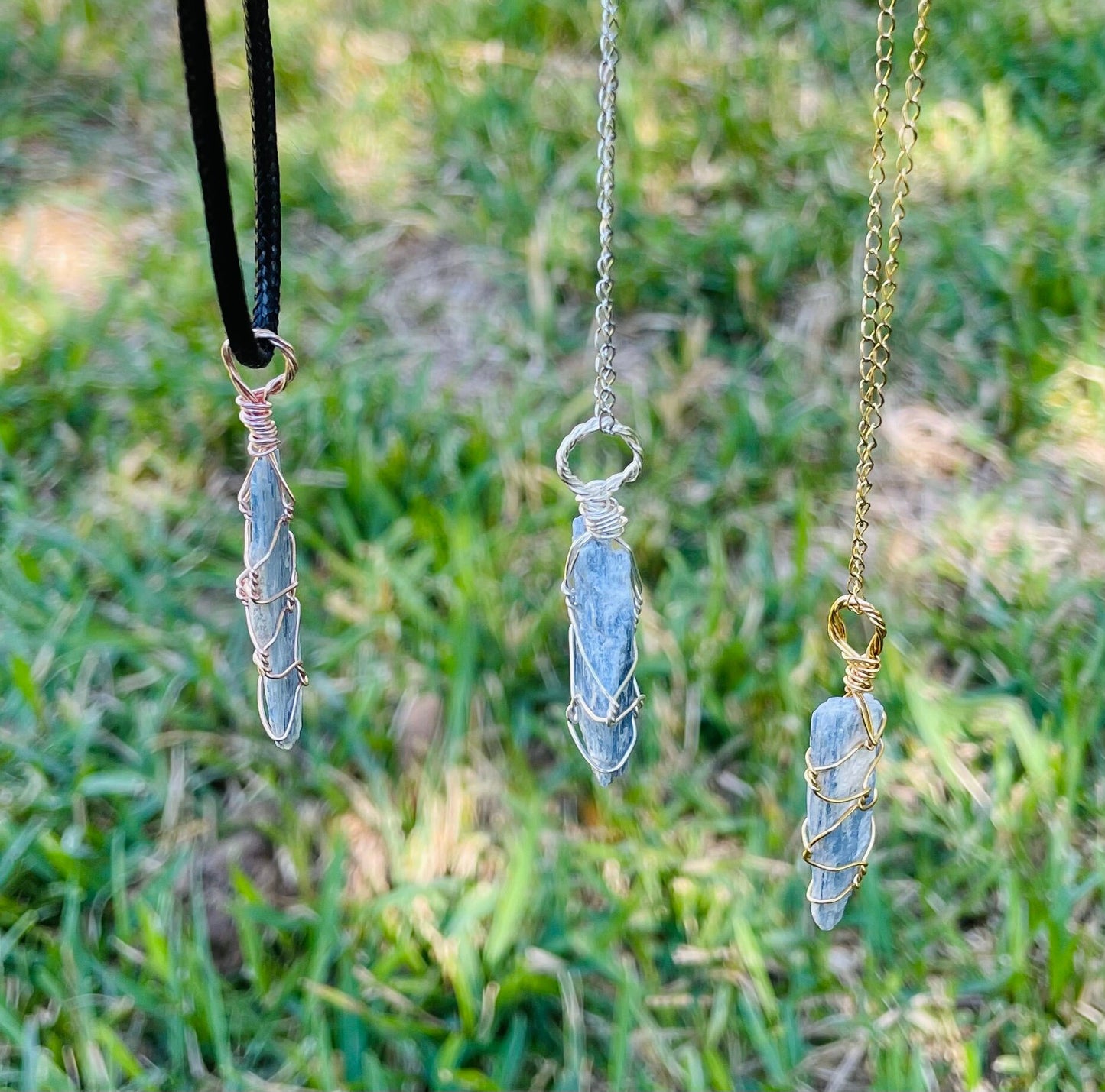 Raw Blue Kyanite Necklace - Custom