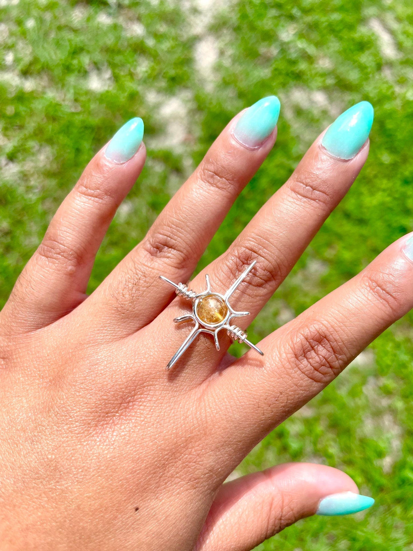 Crystal Sun Ring - Custom