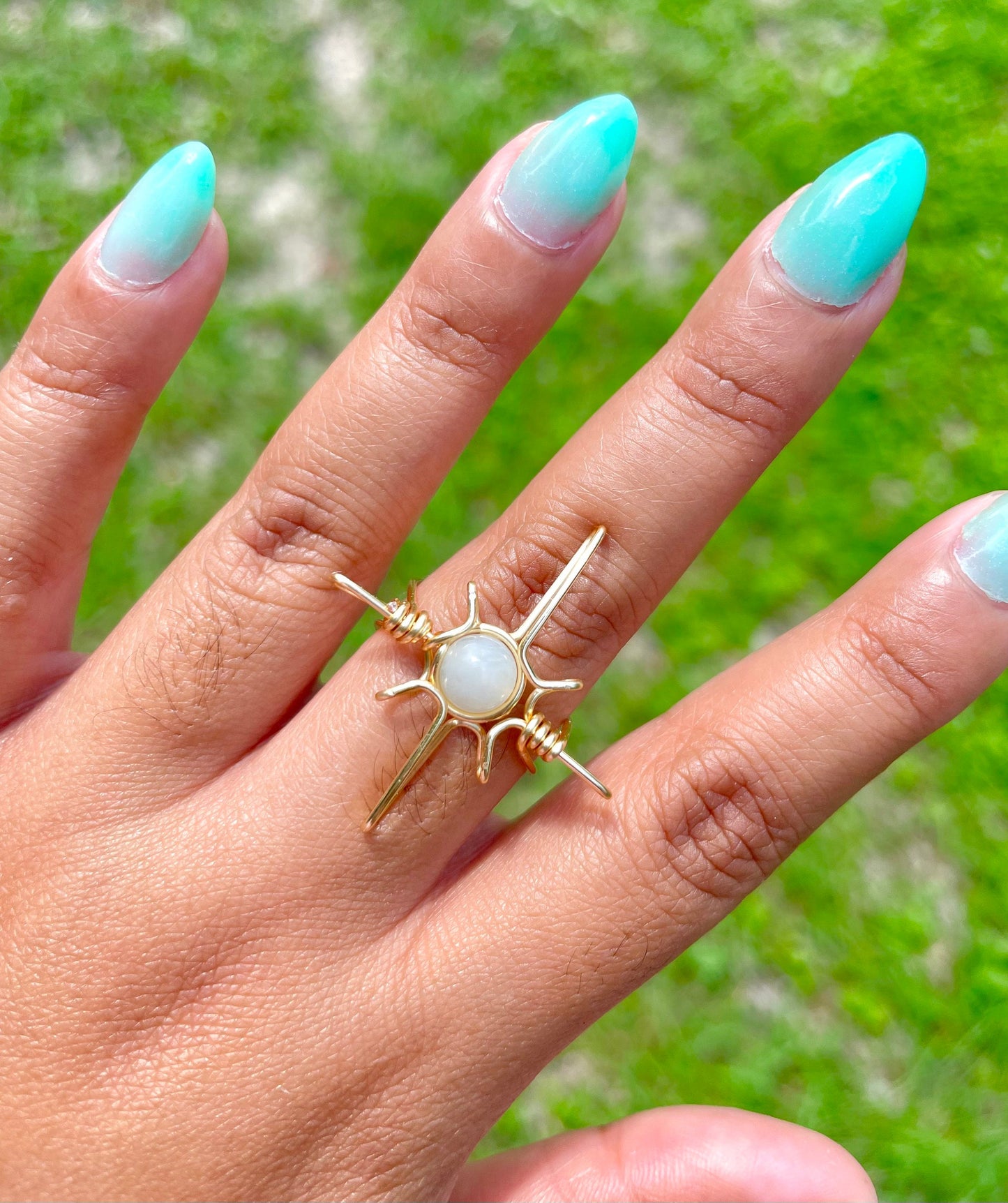 Crystal Sun Ring - Custom