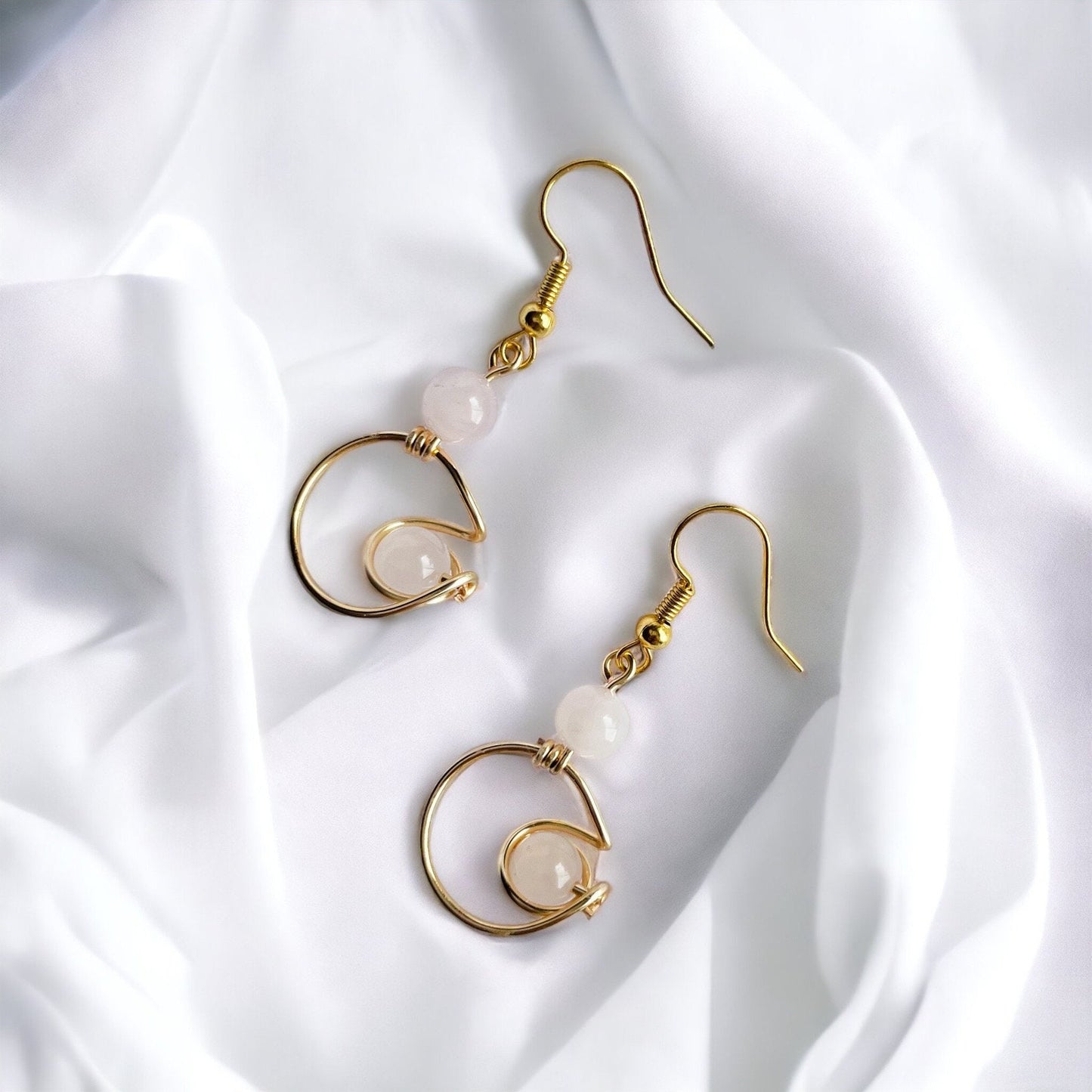 Crystal Moon Earrings - Custom