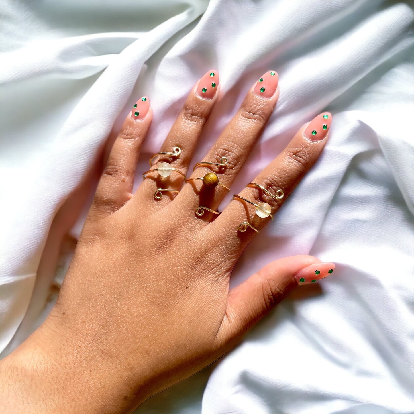 Crystal Wrap Adjustable Ring - Custom