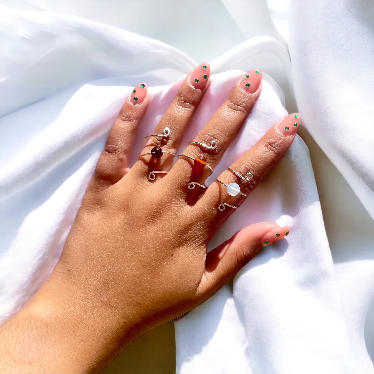 Crystal Wrap Adjustable Ring - Custom