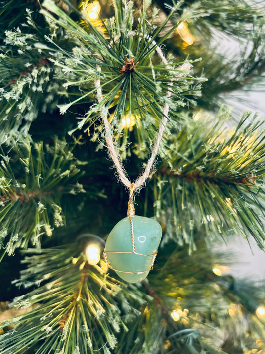 Green Aventurine Crystal Ornament