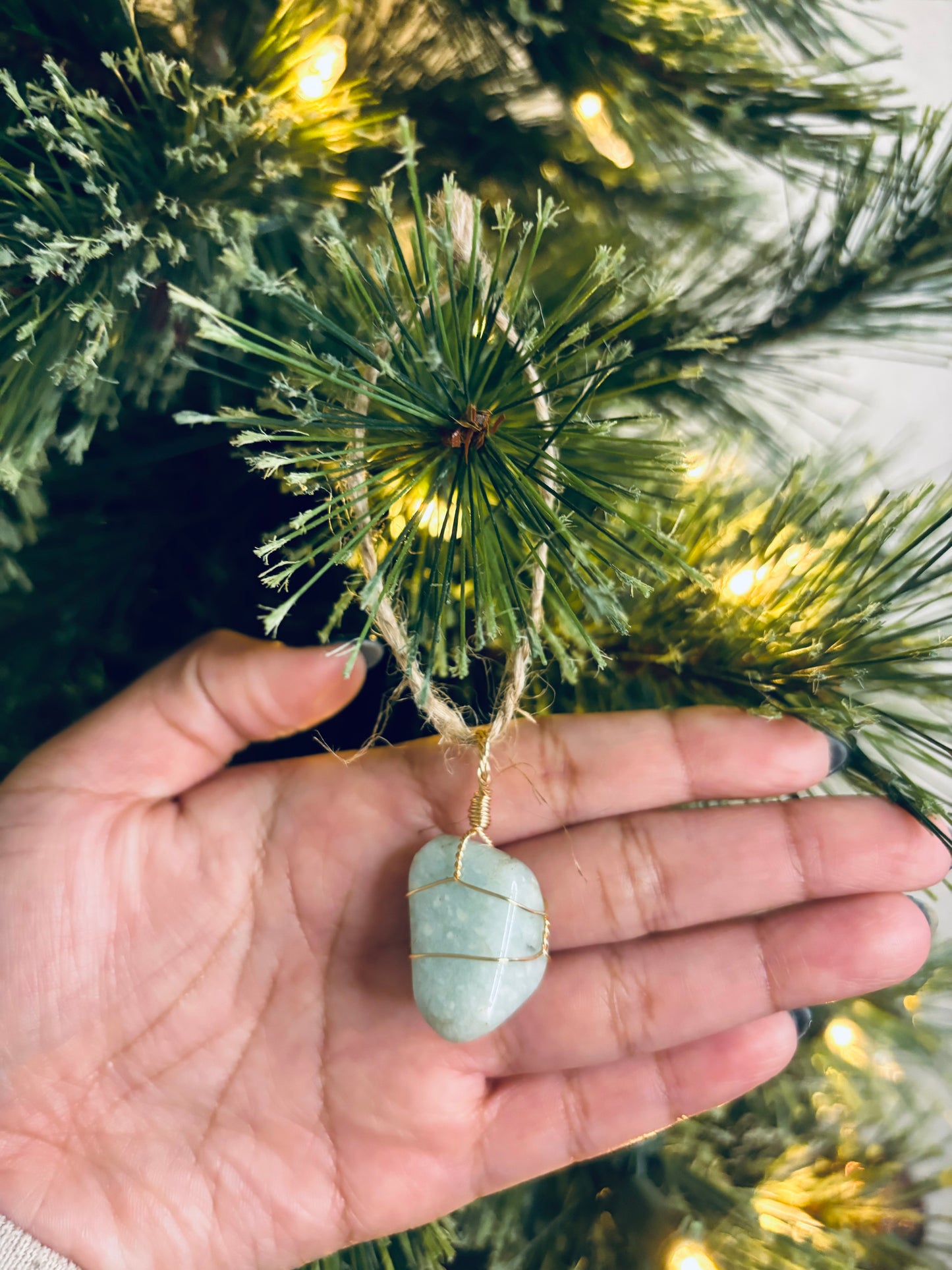 Amazonite Crystal Ornament