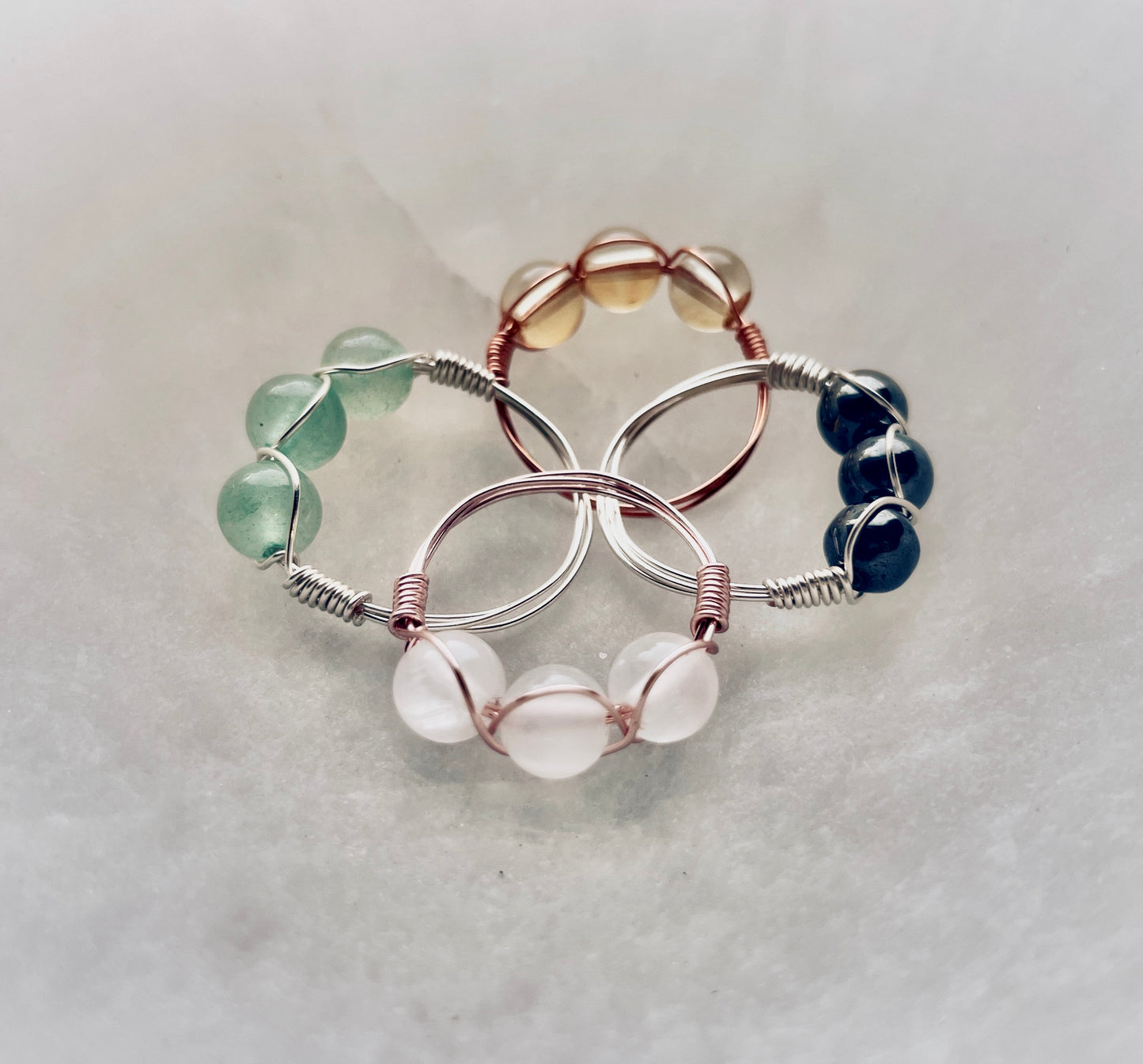 Triple Braid Crystal Ring - Custom